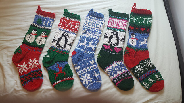 10 Free Christmas Stocking Knitting Patterns Blog Nobleknits