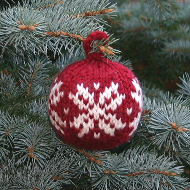 10 Free Christmas Ornament Knitting Patterns Blog Nobleknits