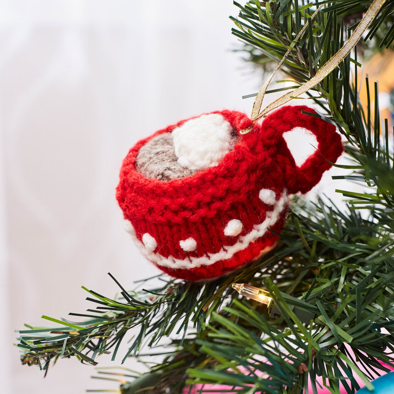 KNITTING PATTERN Christmas ornament holiday cabled oranament knit