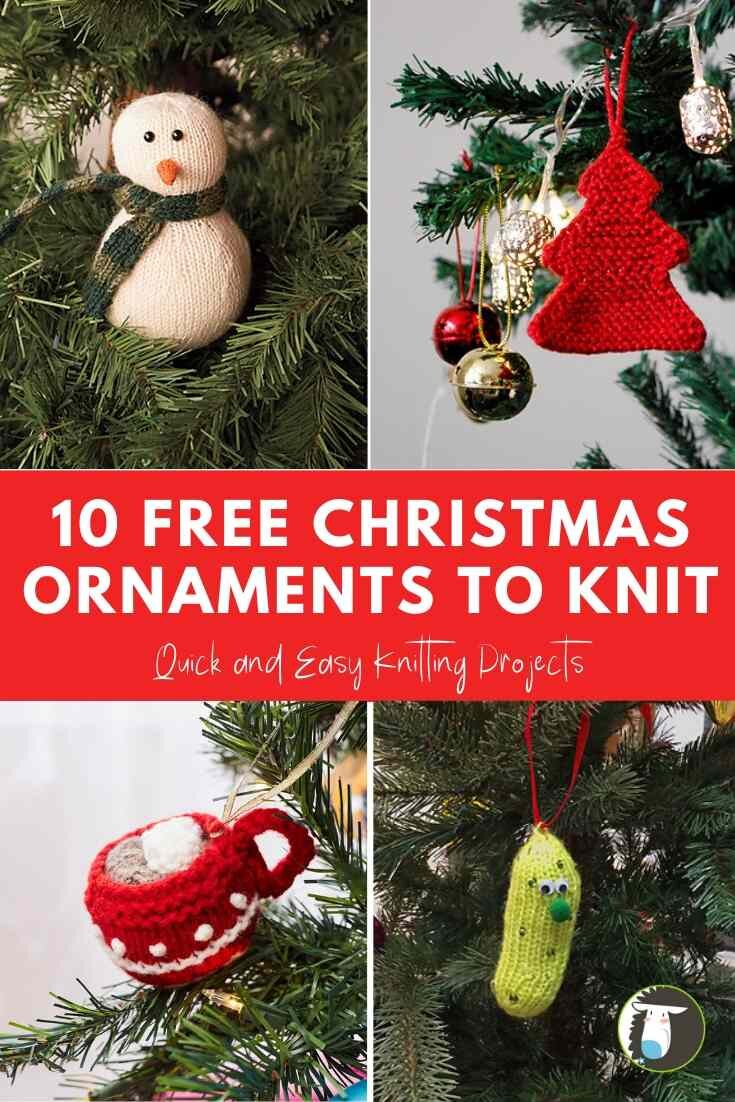 10 Free Christmas Ornament Knitting Patterns Blog Nobleknits