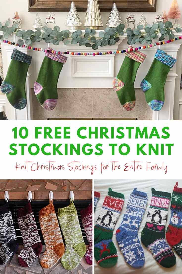 10 Free Christmas Stocking Knitting Patterns Blog Nobleknits