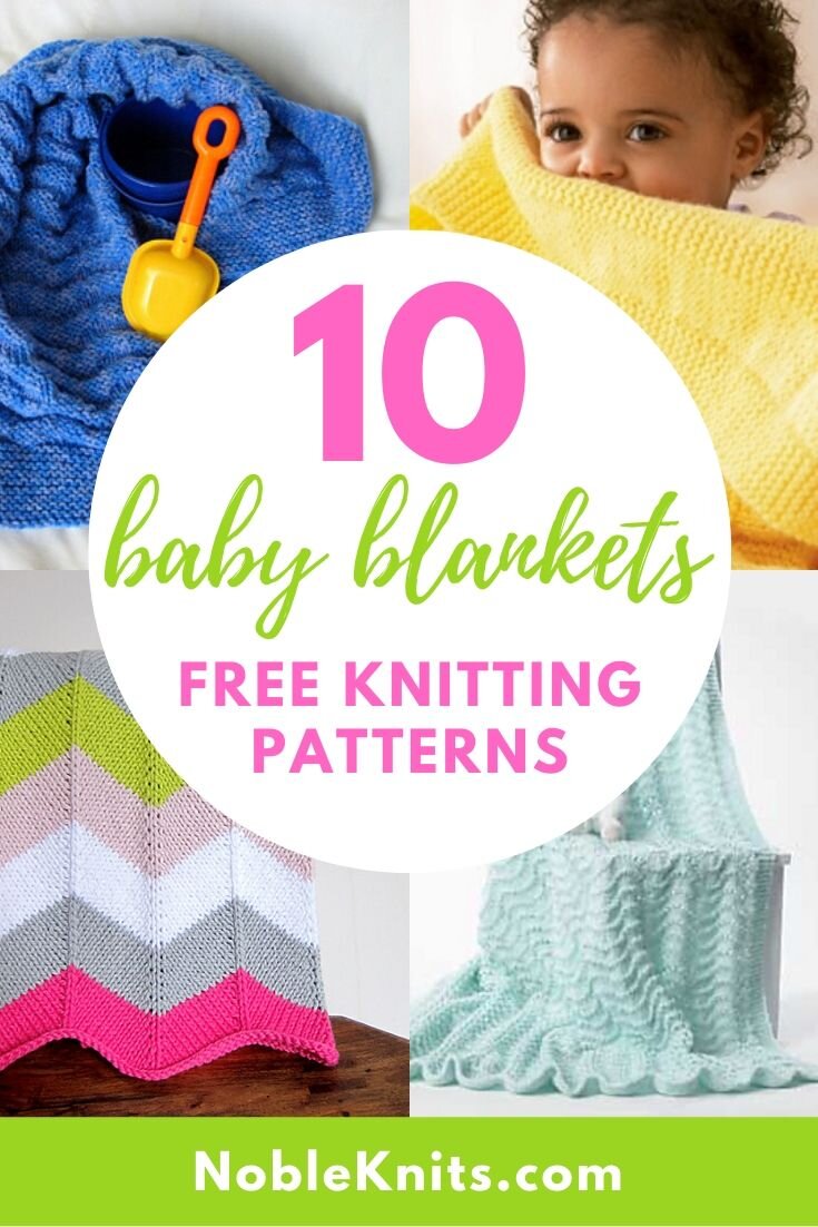 10 Easy Knit Baby Blankets For Beginners BlogNobleKnits