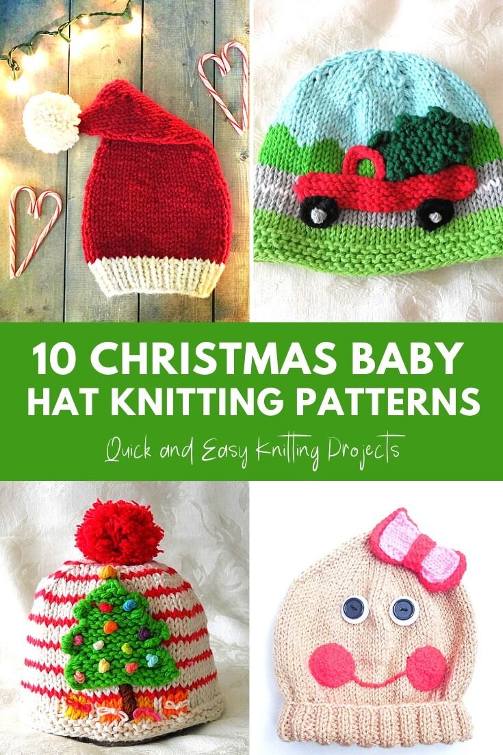 10 Christmas Baby Hat Knitting Patterns Blog Nobleknits