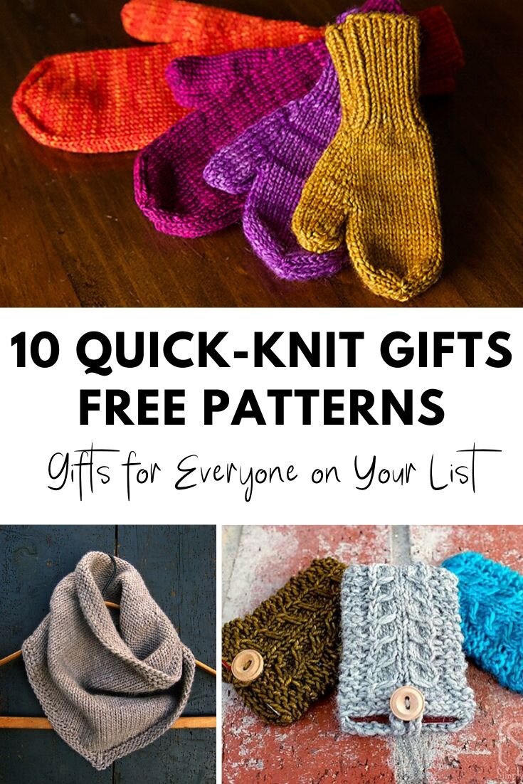 10 Quick Knit Gifts Free Patterns For Everyone On Your List