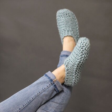 knitted slipper boots mens