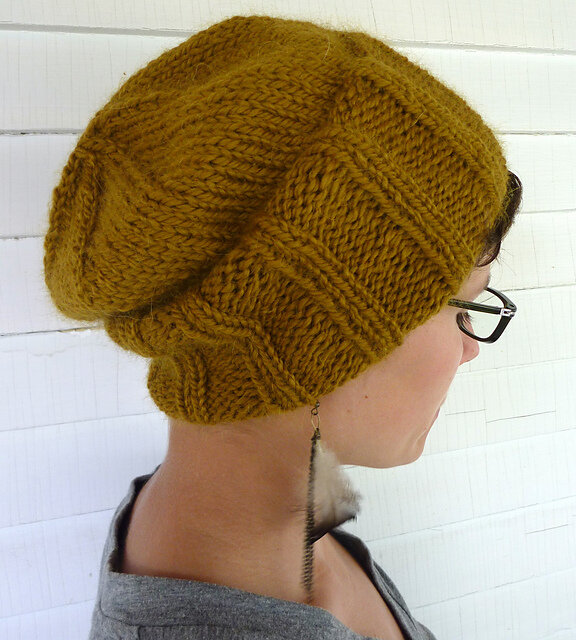 How To Knit A Slouchy Beanie With Circular Needles