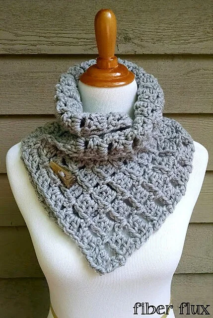 Neck Warmer With Hood Crochet Pattern Crochet Neck Scarf With