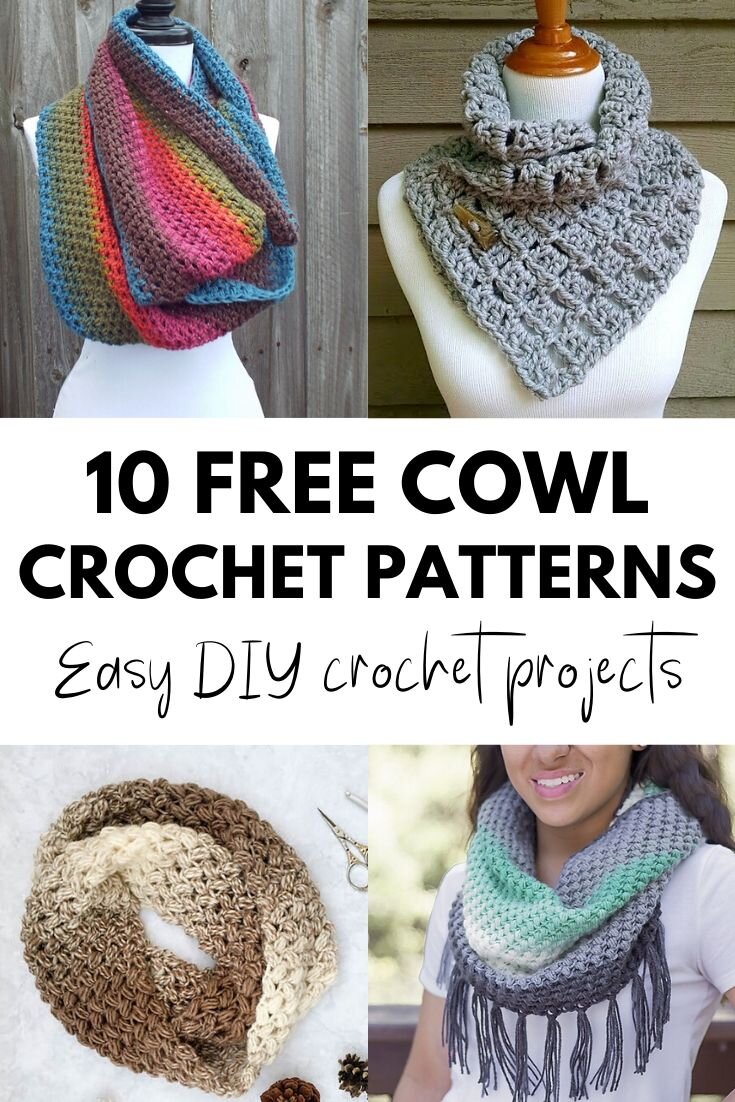 10 Easy Cowls Free Crochet Patterns — Blog.NobleKnits