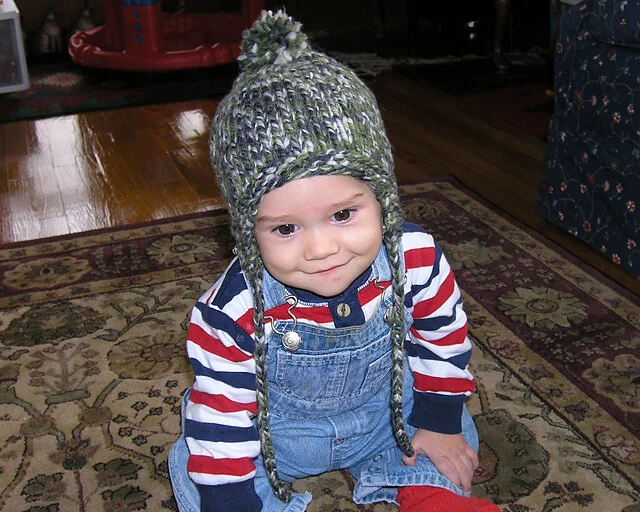 Baby Hat Funky Knit Hat Patterns Child's Earflap Hat Knitting