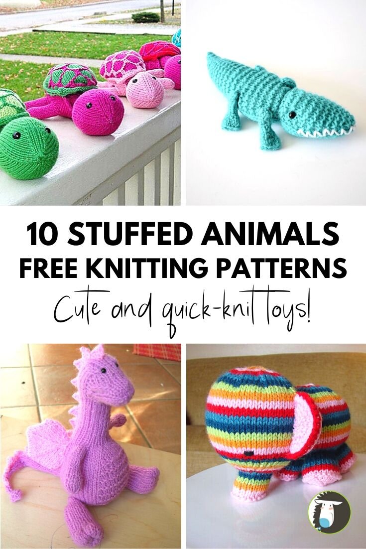 10 Adorable Stuffed Animal Knitting Patterns — Blog.NobleKnits