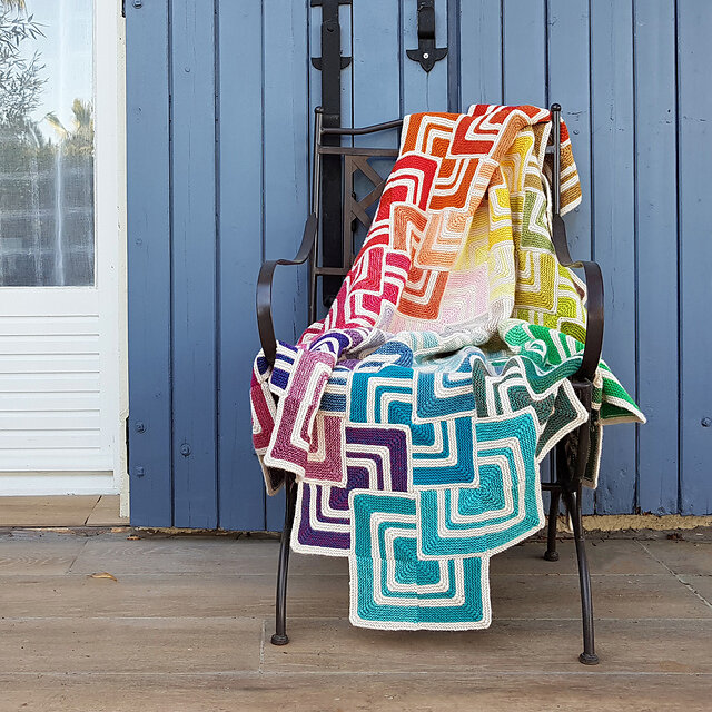 Knitting Patterns Galore - Marlow Throw