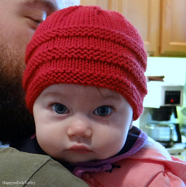 Toddler Knitting Pattern For Child's Beanie Hat Knitting