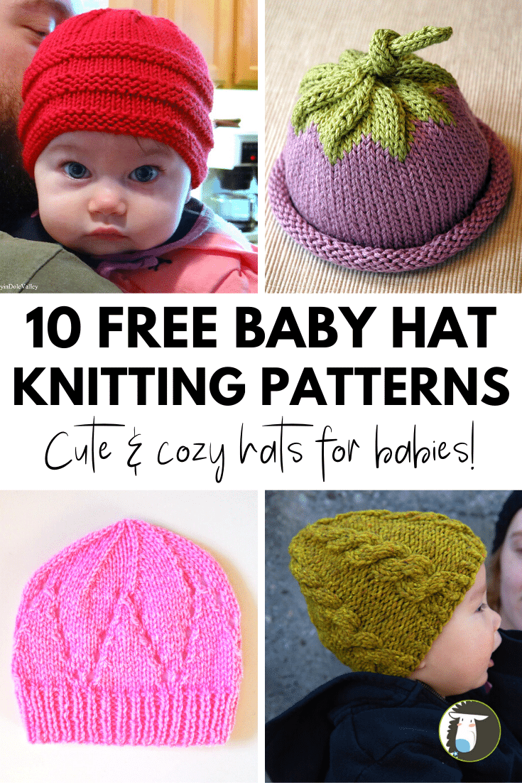 handknitted baby hats 
