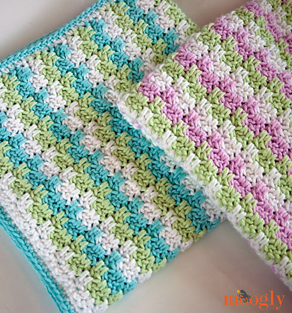 10 Adorable and Easy Baby Blanket FREE Crochet Patterns — Blog.NobleKnits