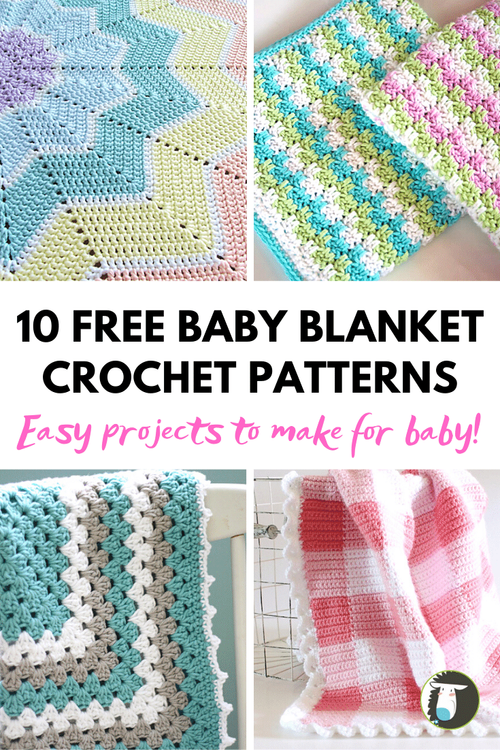 10 Adorable and Easy Baby Blanket FREE Crochet Patterns — Blog.NobleKnits