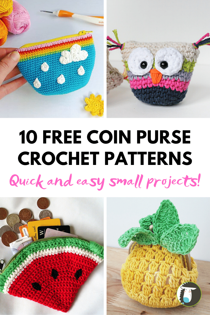 10 Easy and Adorable Coin Purse FREE Crochet Patterns — Blog.NobleKnits