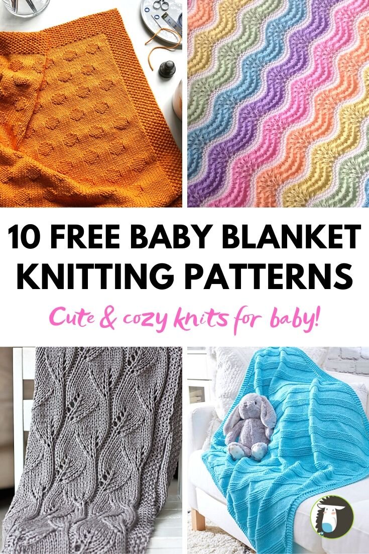 Free Printable Knitting Patterns For Baby Blankets Uk