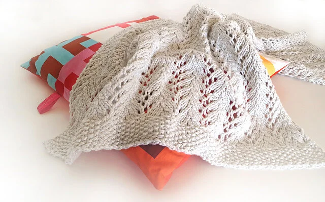 9 Lace Baby Blanket Free Knitting Patterns — Blog.NobleKnits