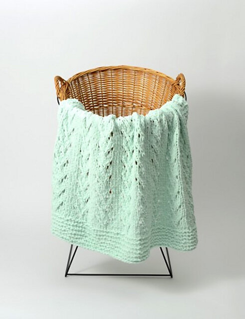 9 Lace Baby Blanket Free Knitting Patterns — Blog.NobleKnits