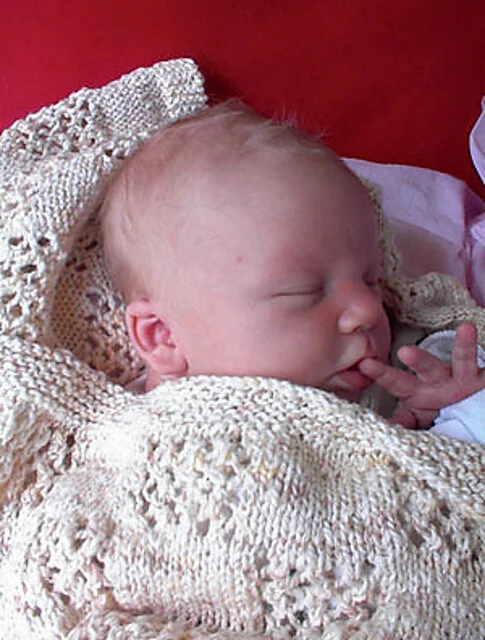 9 Lace Baby Blanket Free Knitting Patterns — Blog.NobleKnits