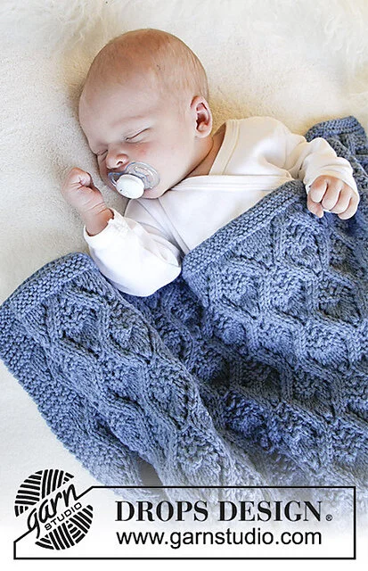 9 Lace Baby Blanket Free Knitting Patterns — Blog.NobleKnits