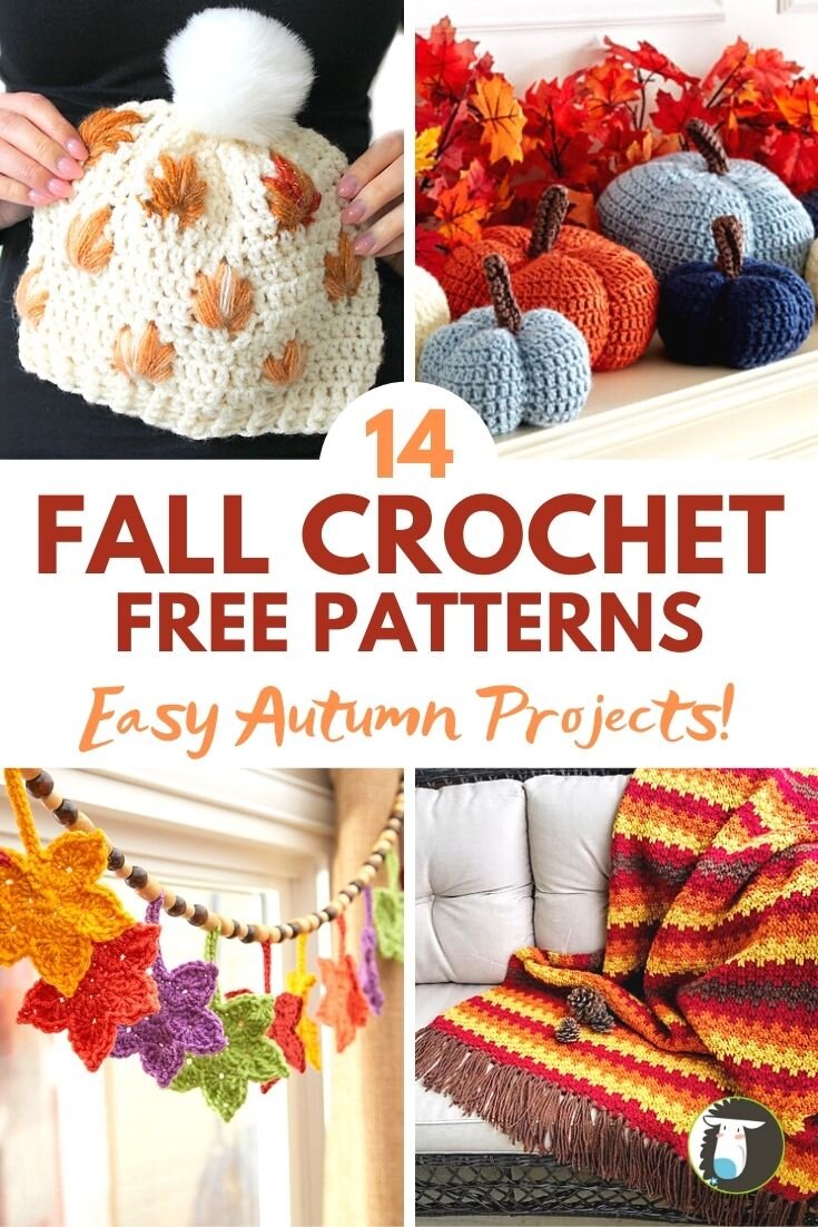 The Perfect Fall Free Crochet Patterns for Autumn - OkieGirlBling'n'Things
