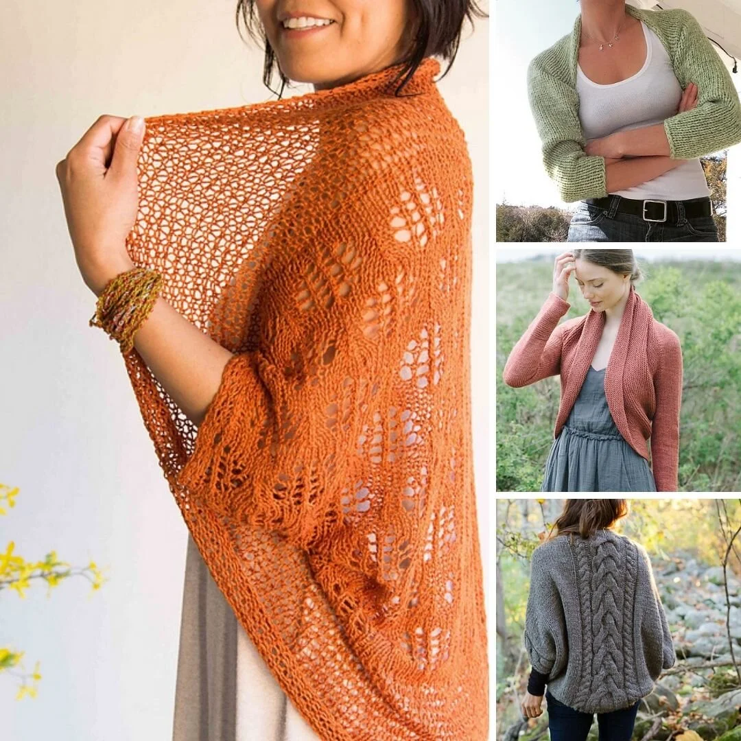 10 Cozy Shrug and Cocoon Knitting Patterns