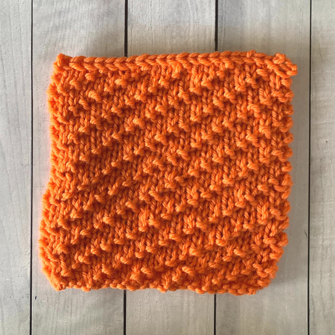 How to Knit the Diagonal Ridge Stitch