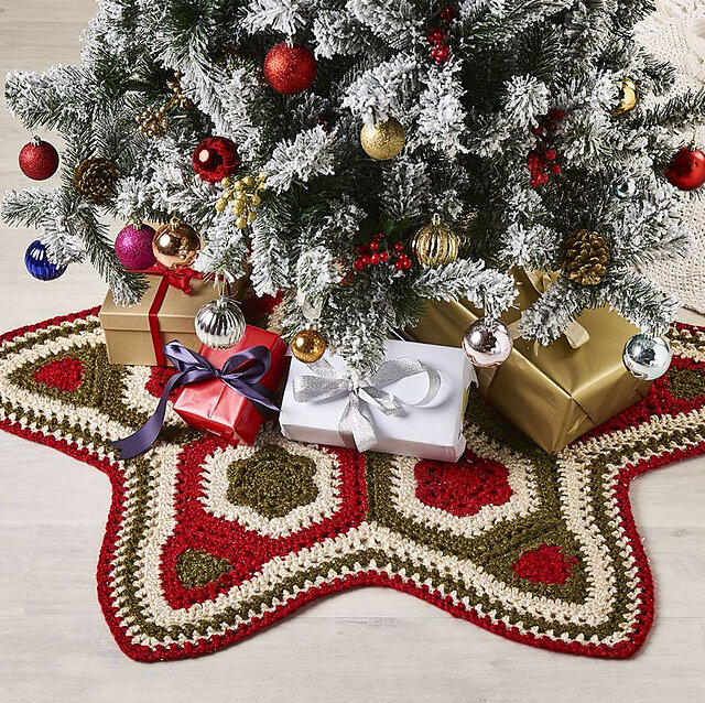 Crochet Christmas Tree Skirt Crochet Tree Skirt Crochet - Etsy