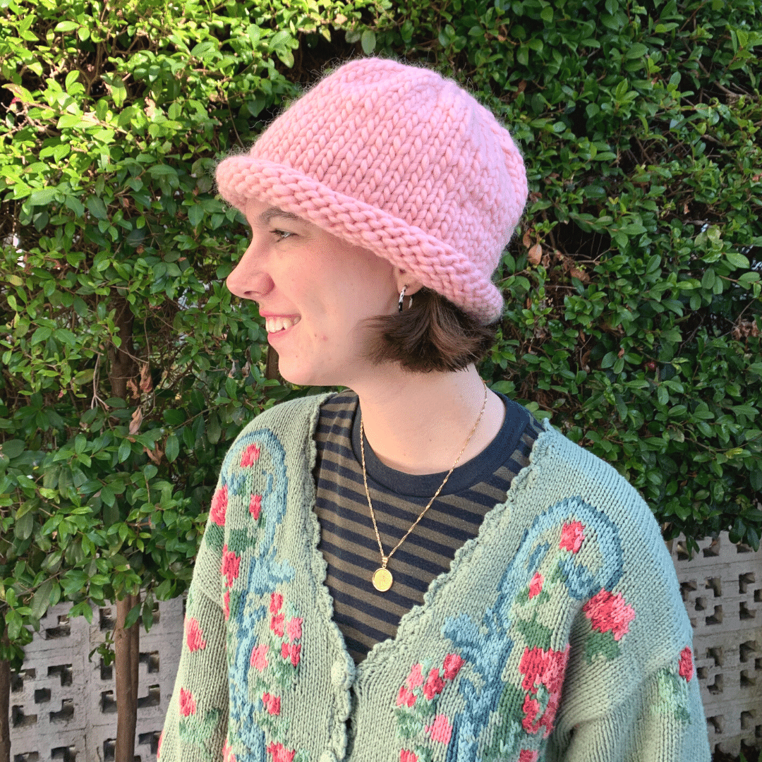 Easy-Peasy Hat Free Knitting Pattern