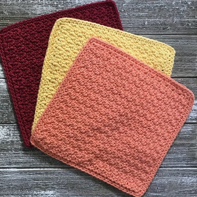 Ravelry: Waffle Crochet Spa Washcloth pattern by Kate Alvis