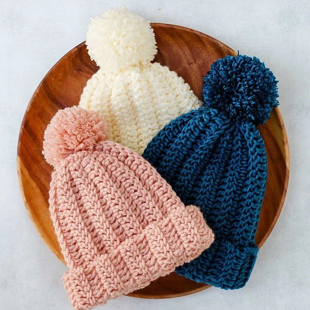 10 and Free Beanie Hats to Crochet — Blog.NobleKnits