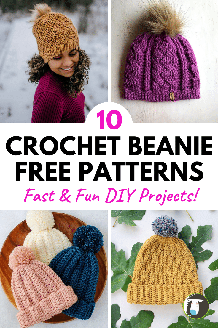 10 Fun and Free Beanie Hats to Crochet — Blog.NobleKnits