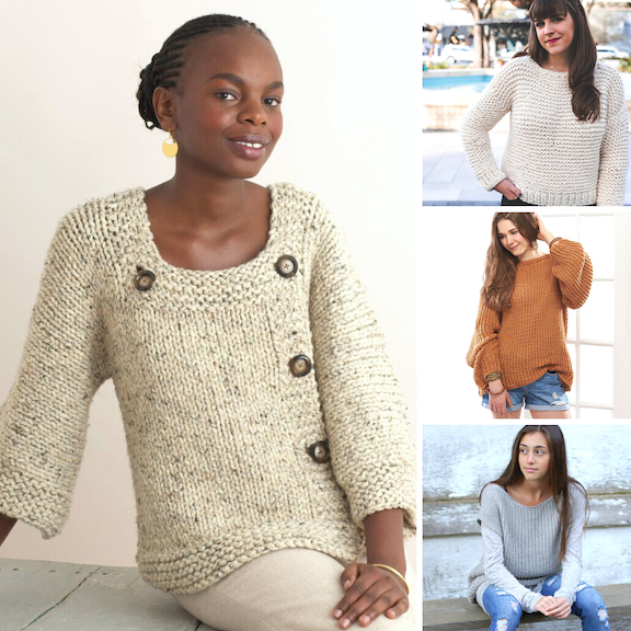 The 10 Easiest Sweaters to Knit - Free Patterns! — Blog.NobleKnits