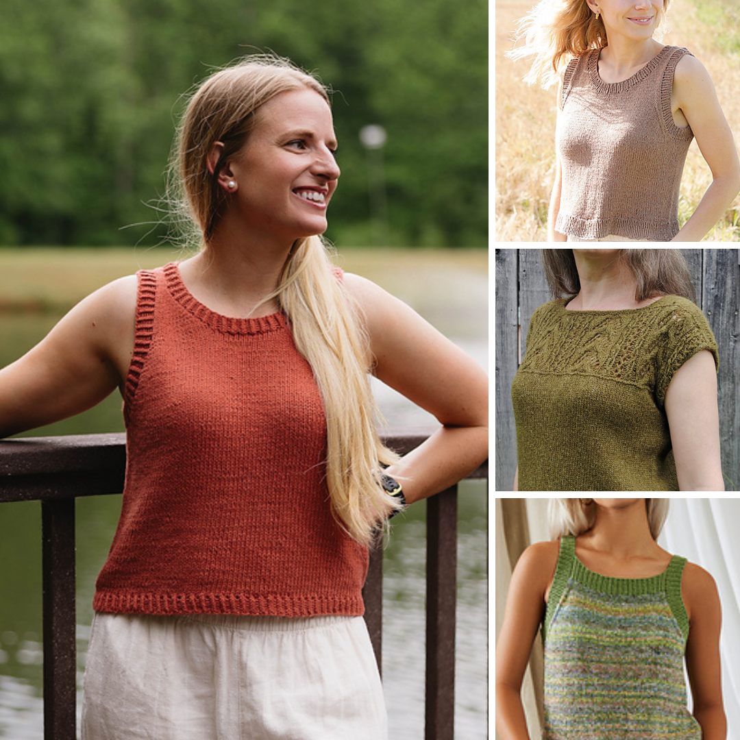 10 Free Tank Top Knitting Patterns for Summer