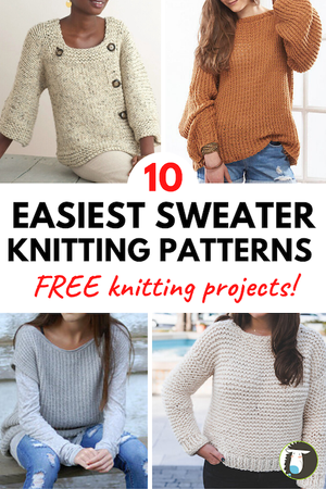The 10 Easiest Sweaters to Knit - Free Patterns! — Blog.NobleKnits