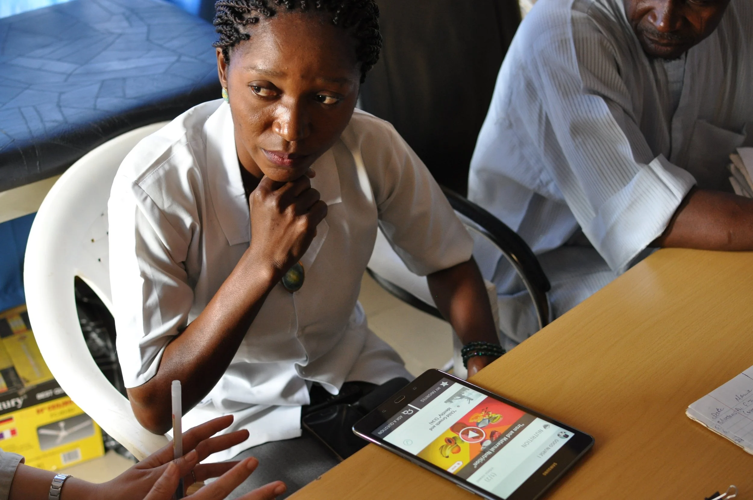 Prototype Testing the Digital Library at Health Clinics in Abuja, Nigeria