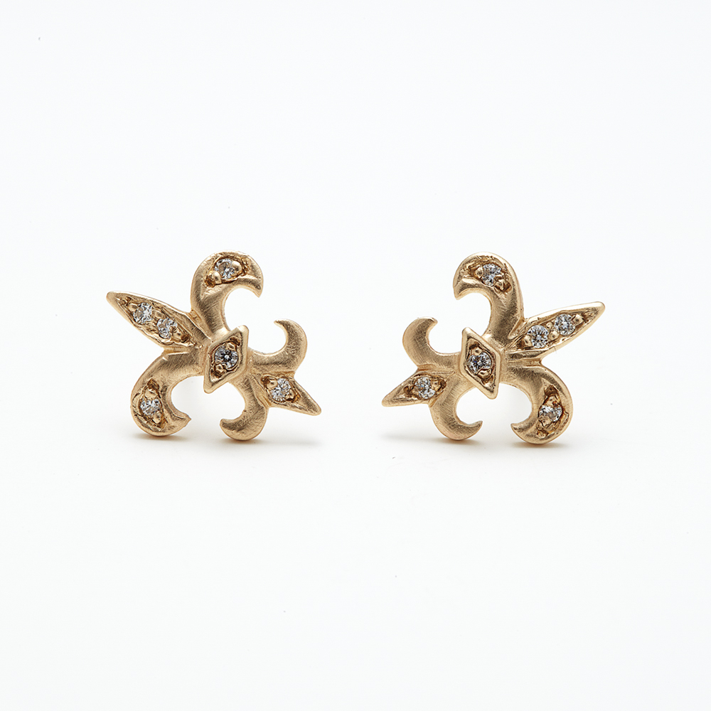 fleur de lis earings