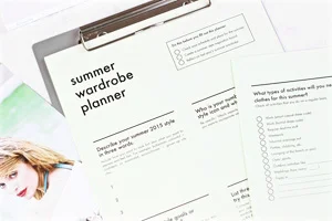 Free Summer Wardrobe Planner
