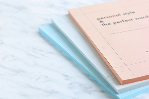 Now available: "Personal Style & The Perfect Wardrobe // A Workbook"