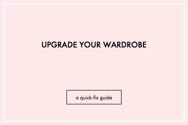 Wardrobe building for busy people: A quick-fix guide