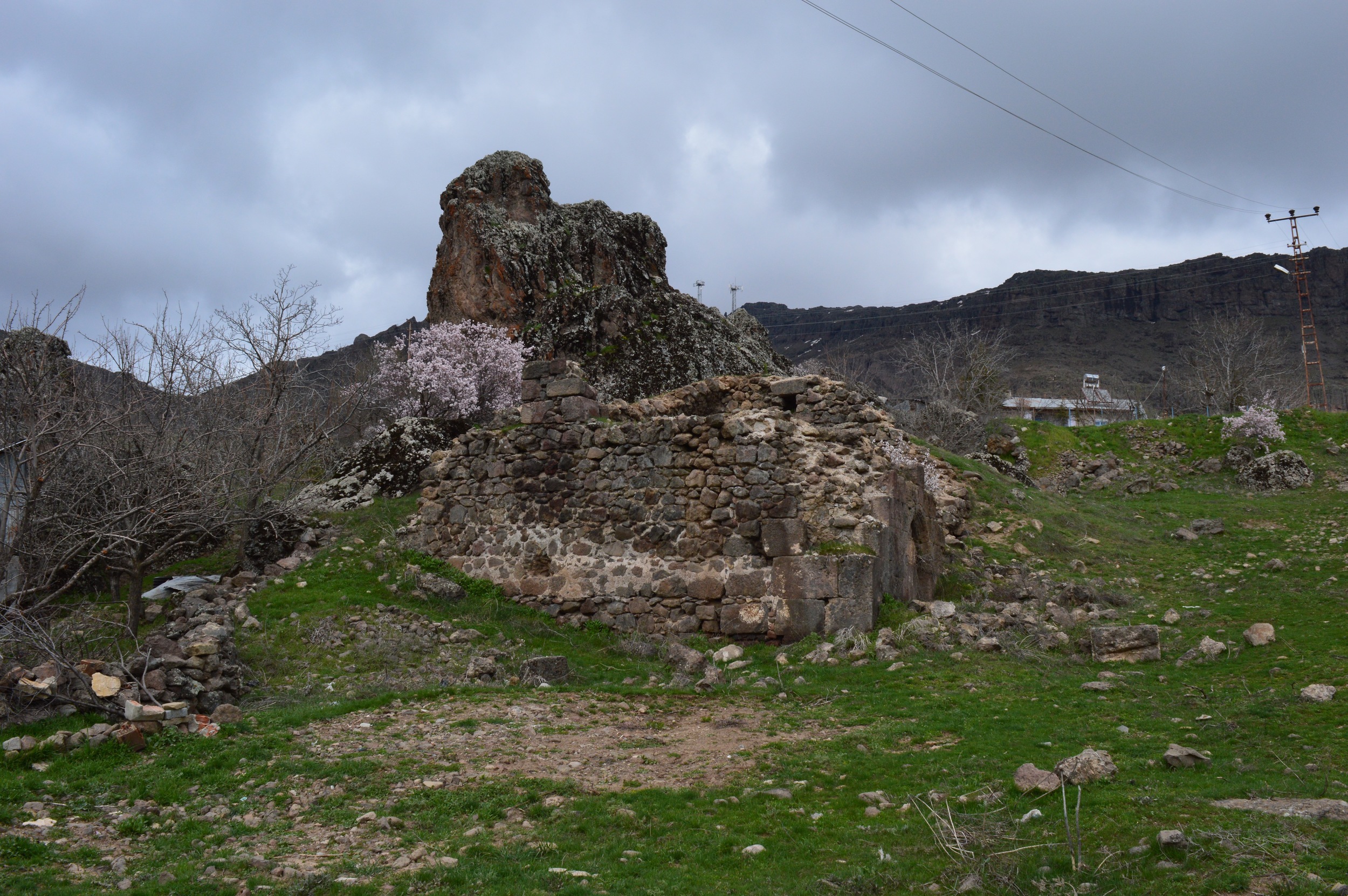 One of many destroyed churches in Tunceli province. 