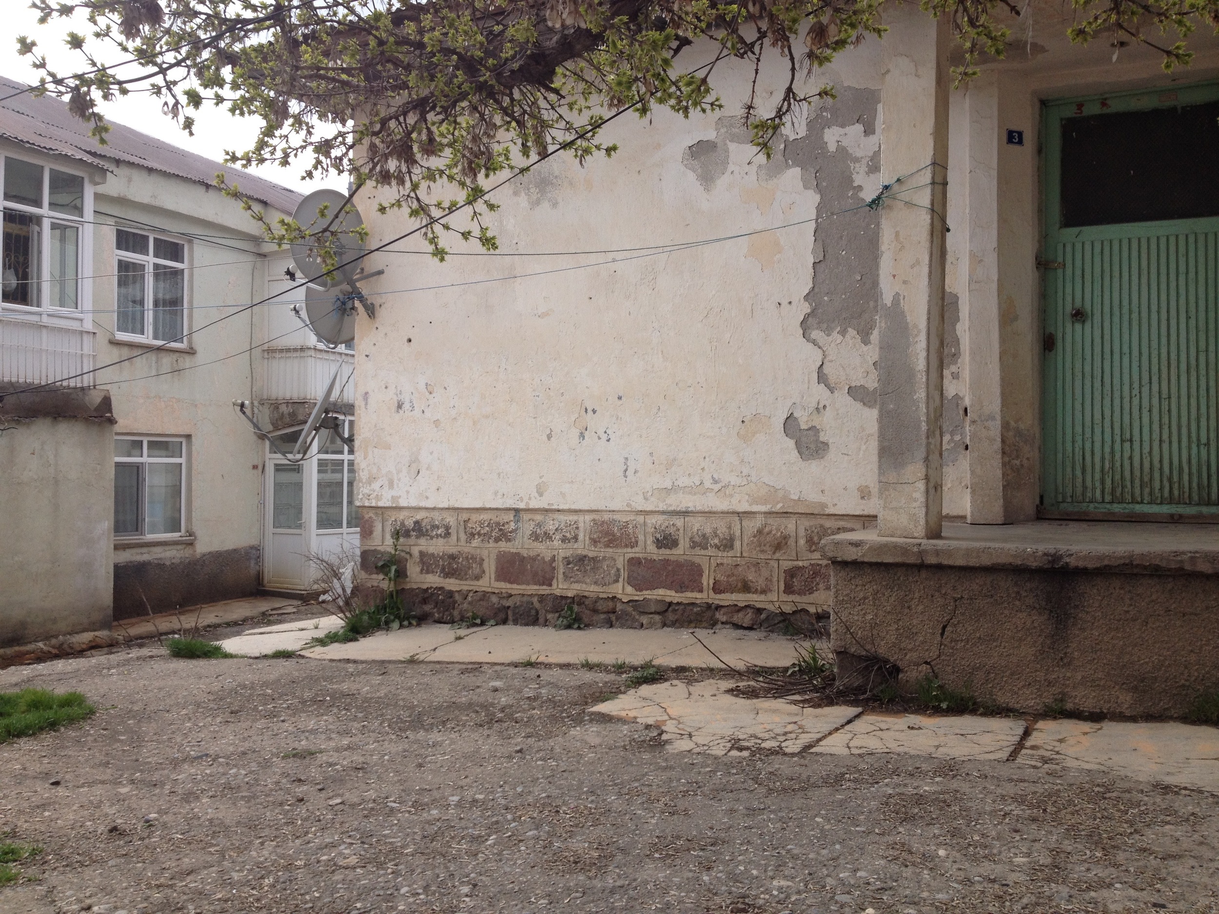 These perfectly square bricks once belonged to Mazgirt's Armenian church. 
