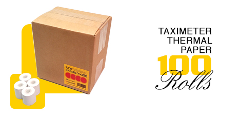 Box of 20 Rolls Taxi Rolls Cygnus PT73 Thermal Paper Rolls FREE DELIVERY 