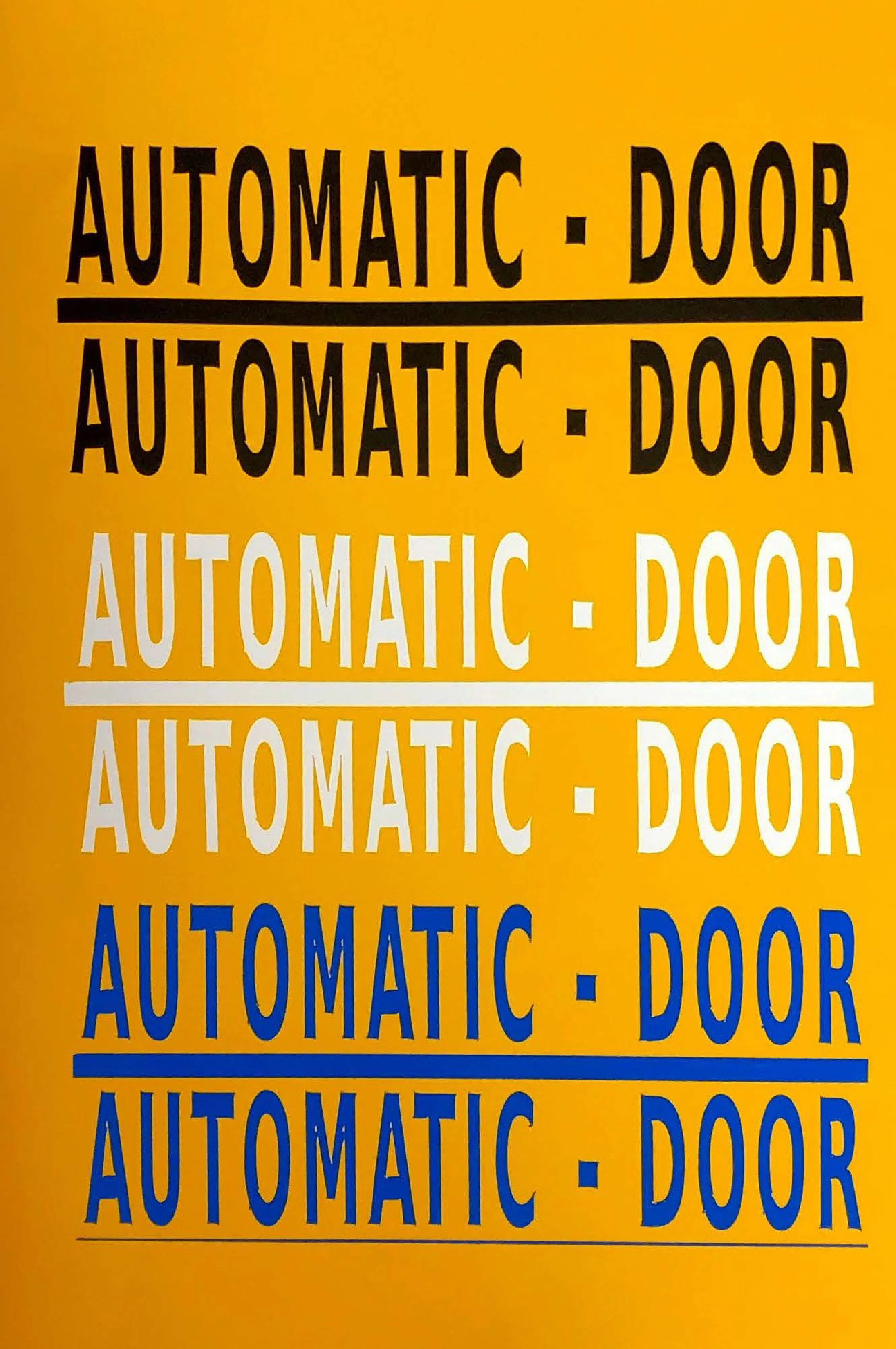 Automatic Door Decal - Set of 2 — Taxidepot