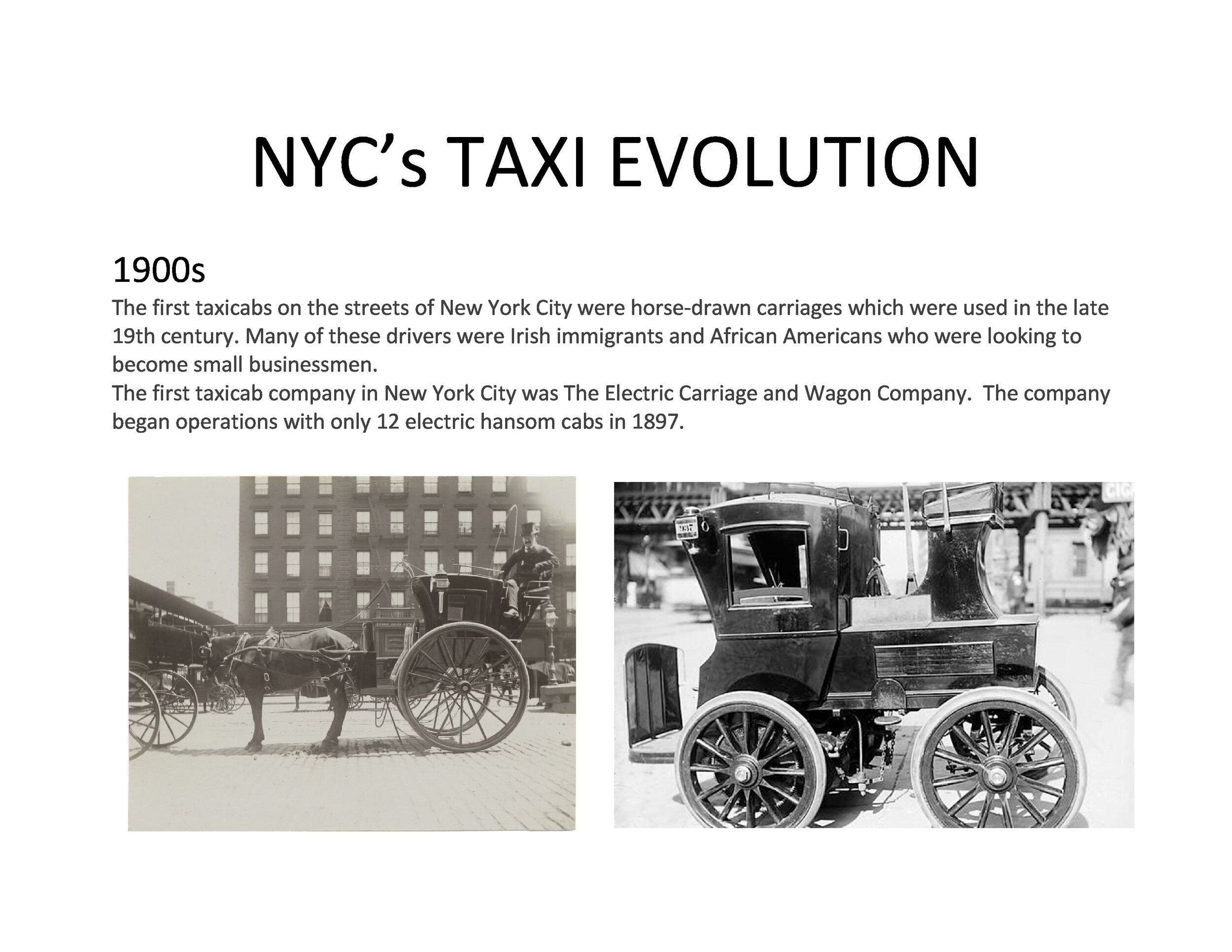 The History of the Taxi
