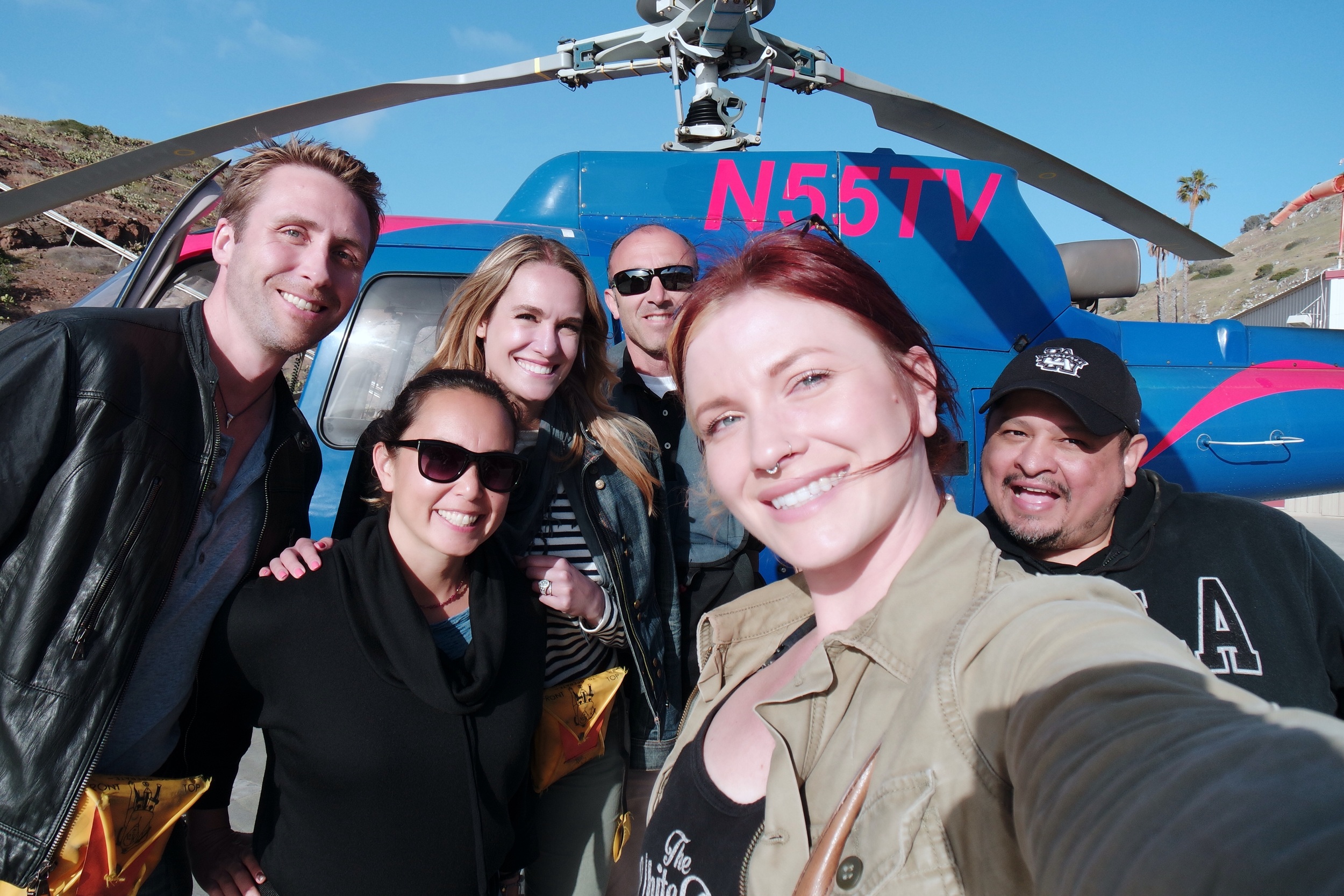 Our crew about to head back from Catalina