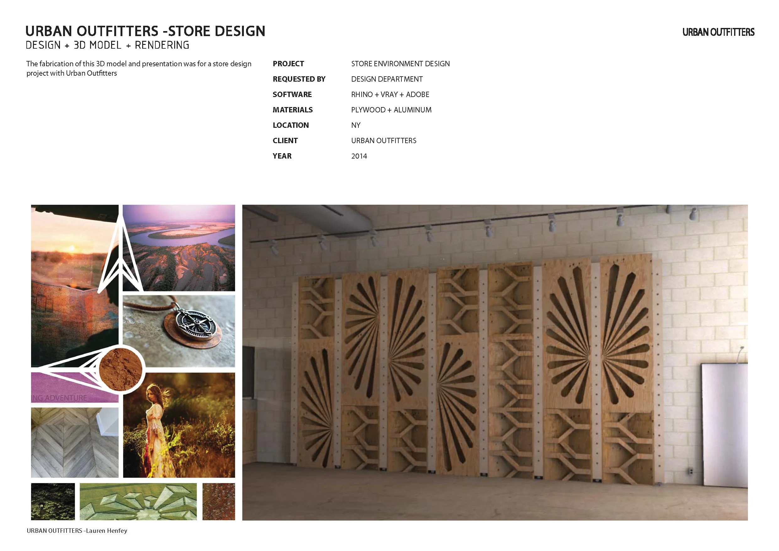 3D Design Portfolio Sample