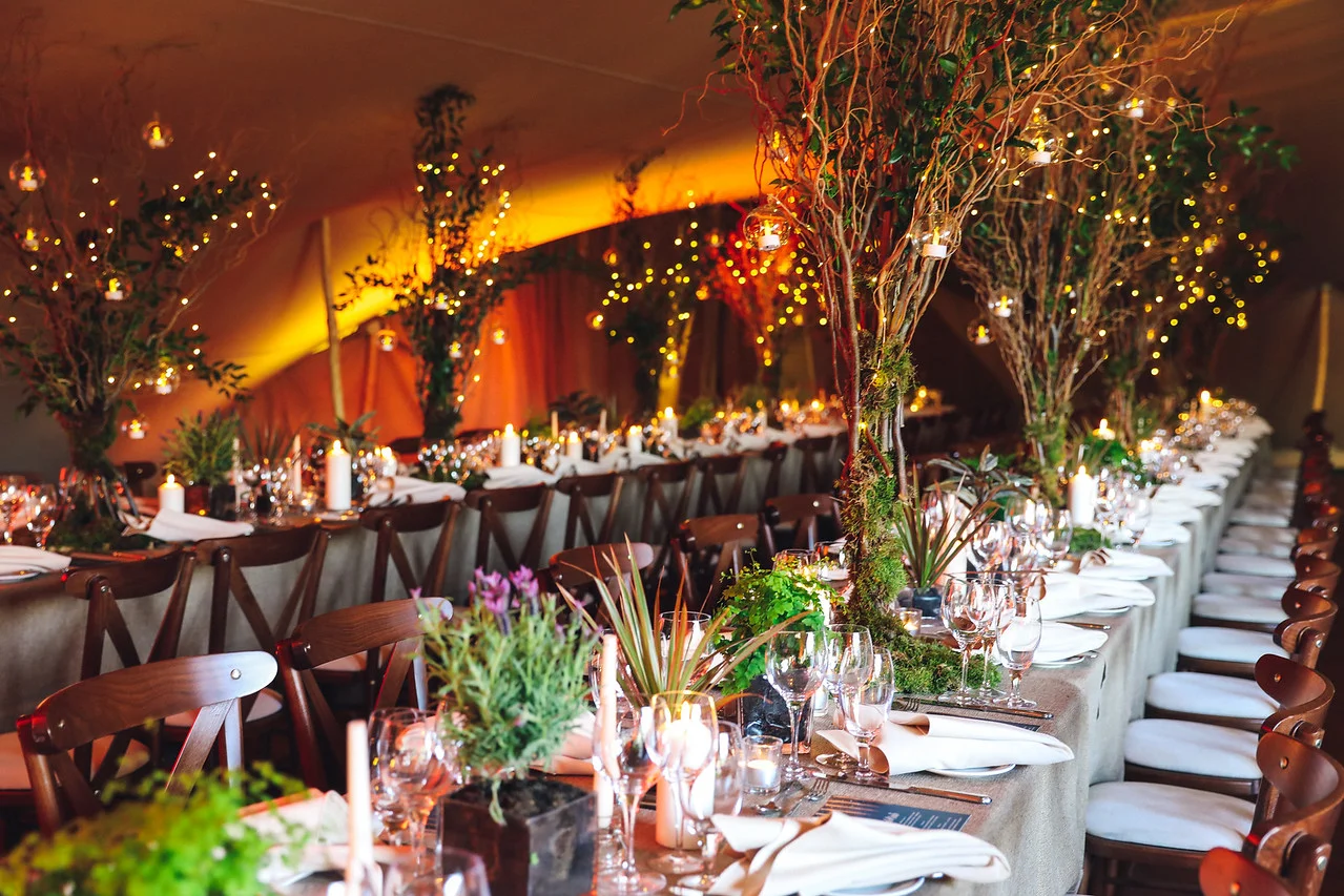 Stretch tent interior table settings and decor 6.jpg