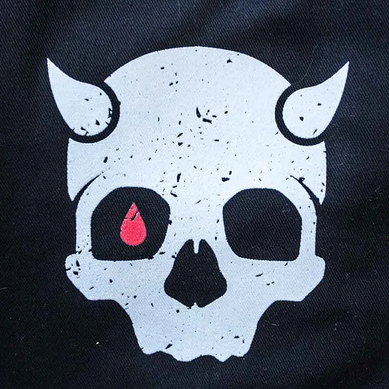 Plastisol ink is used for printing on 100% polyester garments. 100%polyester button up work-shirt